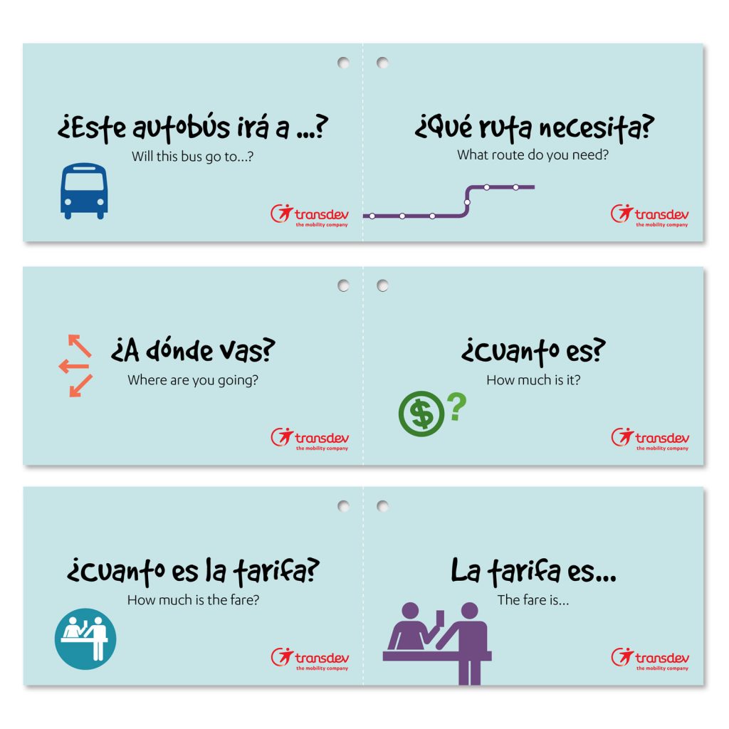 Spanish phrases booklet