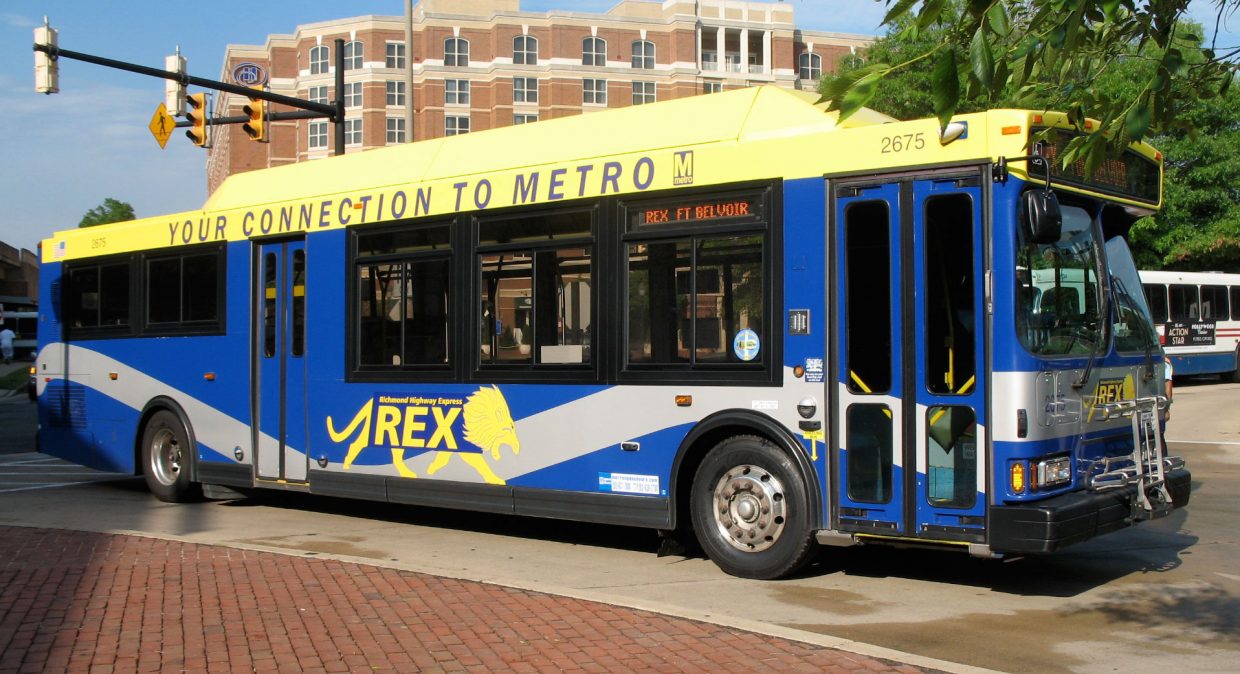 REX Richmond Highway Express bus