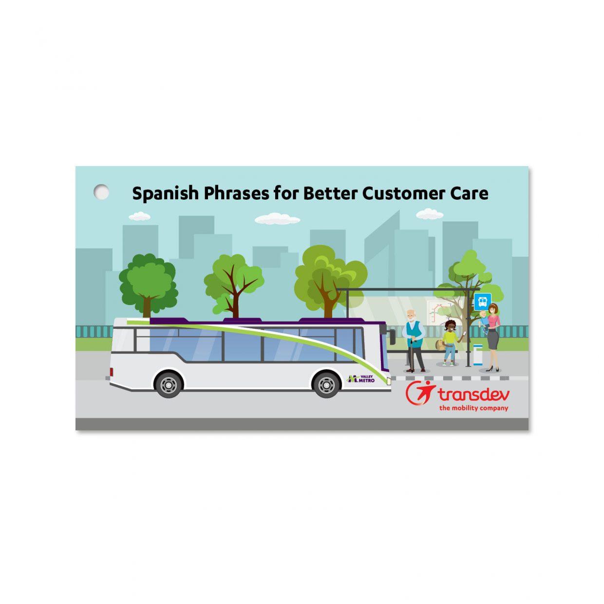 Cover of Spanish phrases booklet